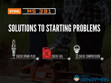 Stihl Ms Problems Troubleshooting With Solutions