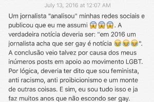 Irmão de Luciano Huck desabafa no Instagram Não escondo que sou gay 15 07 2016 BOL BOL