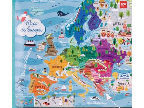 PUZZLE MAGNÉTICO APLI MAPA DE EUROPA