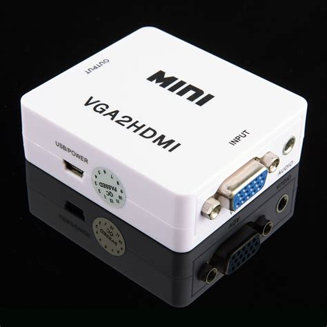 1080 P Mini VGA naar RCA AV Converter met 3.5mm VG... – Grandado