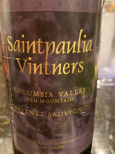 Saintpaulia Vintners Cabernet Sauvignon Vivino