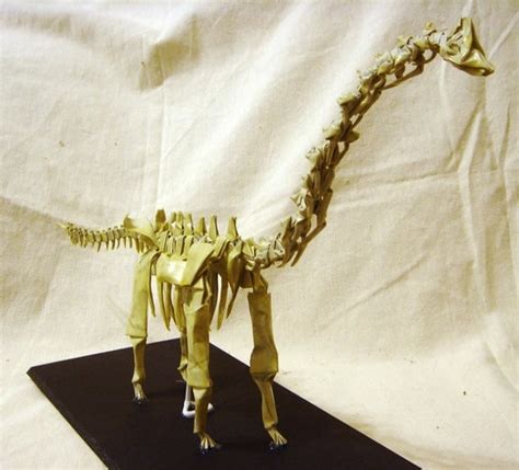 Origami Dinosaur Skeleton Brachiosaurus