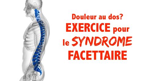 Douleur Au Dos Des Exercices Pour Le Syndrome Facettaire YouTube