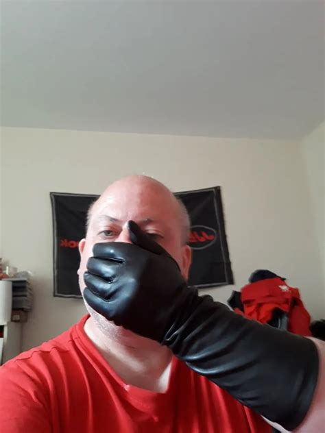 My Sexy New Leather Gloves And Sexy Leather Mini Skirt 2 Nude Pics XHamster