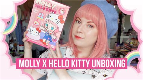 First Look Pop Mart Molly X Hello Kitty Figure Youtube