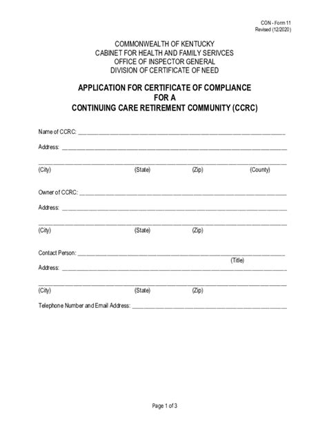 Fillable Online Chfs Ky Chfs Ky Govagenciesoscon Form Application