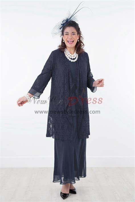 Dark Navy Lace Mother Of The Bride Dress Stretchy Waist Nmo 289