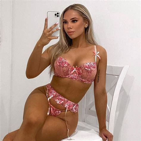 Embroidered Applique Lace Lingerie Mesh Sheer Honeymoon Wireless Matching Pieces Lingerie Set