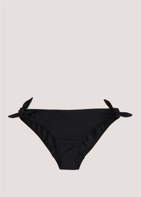 Black Twist Bikini Bottoms Matalan