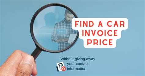 Car Invoice Prices How To Find A Car Invoice Price Without Entering Email