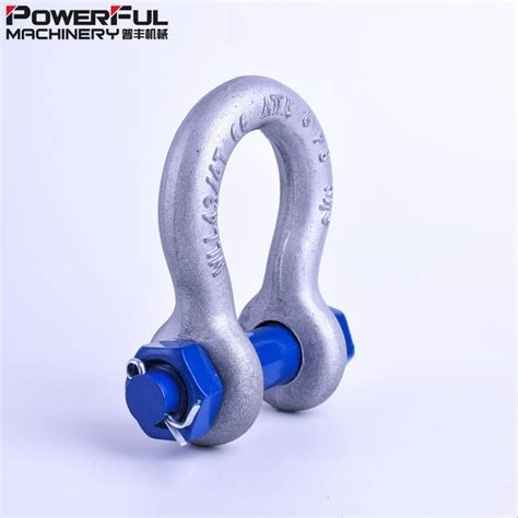 Us Type Drop Forged G 2130 Safety Bolt Bow Shackle China Rigging