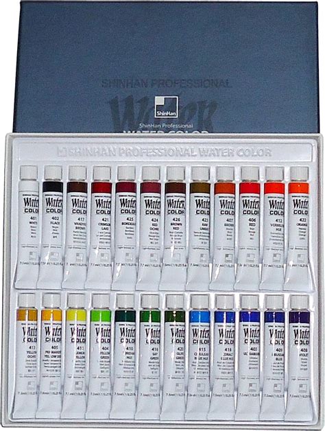 Amazon Shinhan Professional Watercolor Paint Ml Tubes Color Set