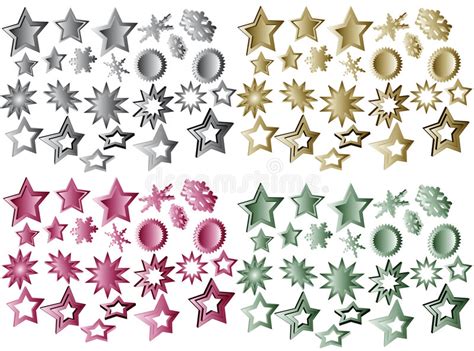 Stars Divider Stock Illustration Illustration Of Ornaments 7451985