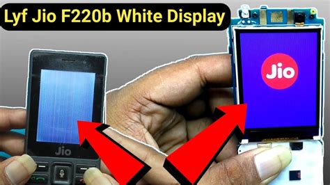 Jio F220b White Display Problem Jio F220b White Display Solution