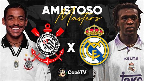 JOGO COMPLETO CORINTHIANS MÁSTERS X REAL MADRID LEYENDAS RICARDINHO