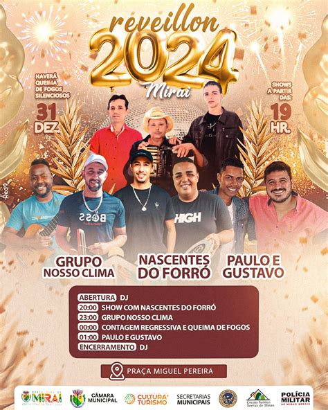 Portal Minas Gerais Eventos REVEILLON DE MIRAÍ