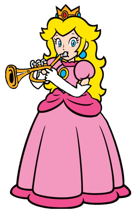 Super Mario: Princess Peach Trumpet 2D by Joshuat1306 on DeviantArt ...