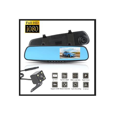 Видеорегистратор Vehicle Blackbox DVR, 1080p, FULL HD, камера за задно ...