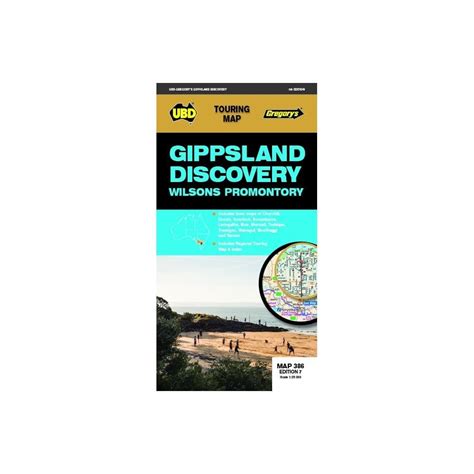 Gippsland Discovery Touring Map Ubd Gregory S