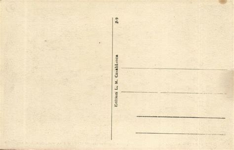 PC CPA Ethnic Nude Female Casablanca Quartier Reservé Postcard B Europe France