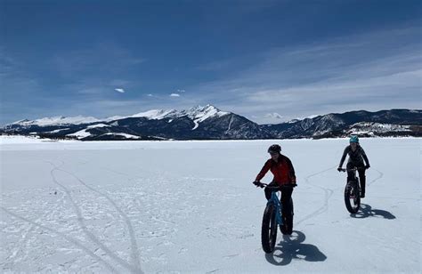 Fat biking adventures on Lake Dillon! 😎 Summit County is a YEAR-ROUND ...