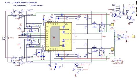 Class D Power Amplifier Schematic Diagram