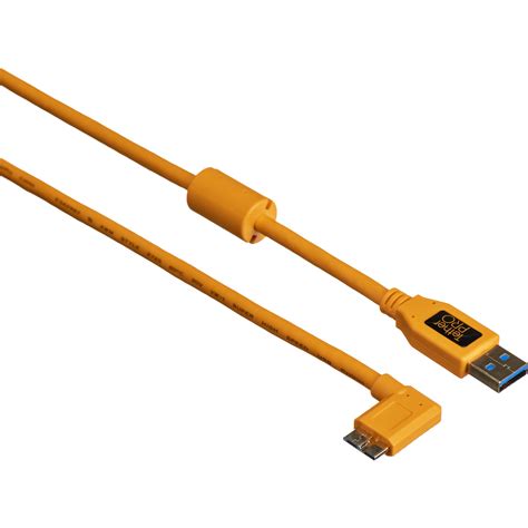 Tether Tools USB 3 0 Type A Male To Micro USB CU61RT15 ORG B H