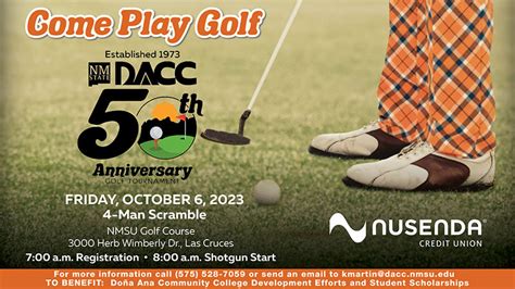 Registration Begins for DACC’s 21st Annual Golf Tournament - LasCruces.com