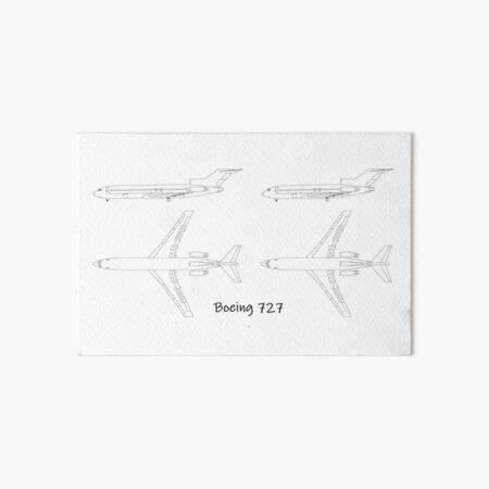 Boeing 727 Wall Art | Redbubble