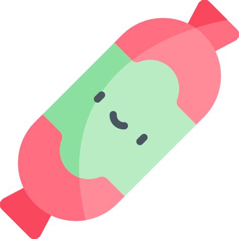 Salami Kawaii Flat Icon