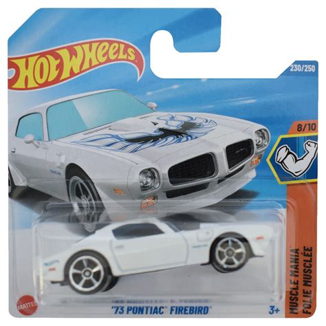 Hot Wheels 73 Pontiac Firebird fehér kisautó 1 64 Mattel vásárlás a