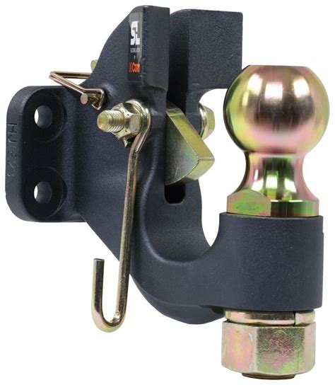 Curt Securelatch Pintle Hook With Ball Bolt On Lbs