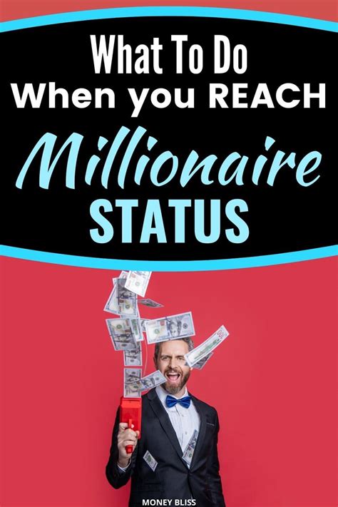 What to do When you Reach Millionaire Status - Money Bliss