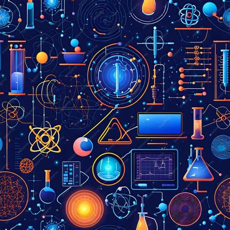 Premium Photo | Science Background with Physics Diagrams and Illustrations