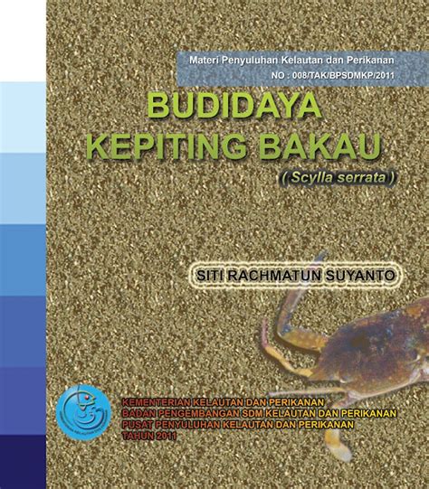 KOMUNITAS PENYULUH PERIKANAN Modul Budidaya Kepiting Bakau