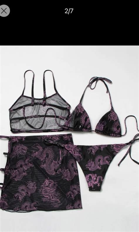 4 Piece Bikini Women S Fashion Swimwear Bikinis Swimsuits On Carousell