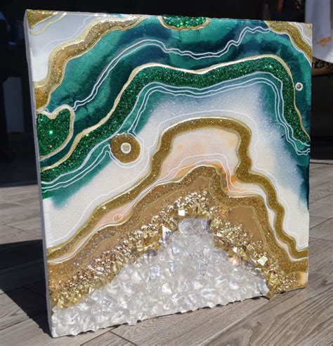 Resin Geode Wall Art Steticlounge Br