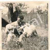 Foto Wk Ii Wehrmacht Soldat Heimaturlaub Nude Mit Schafen Halbnackt L Kaufen Bei Hood De