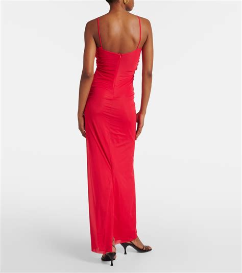 Molded Venus Maxi Dress In Red Christopher Esber Mytheresa