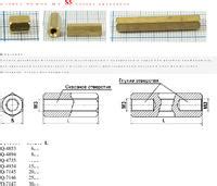 PCHSS-30, Стойка для печатных плат, шестигр., латунь, М3, 30 мм ...