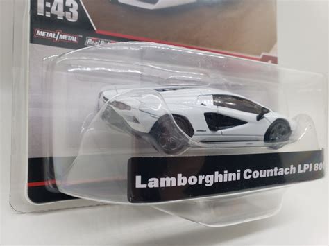 Hot Wheels Lamborghini Countach Lpi White Scale Model Toy Car Etsy