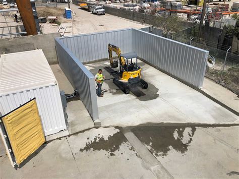Permanent Industrial Wash Bays and Wash Racks