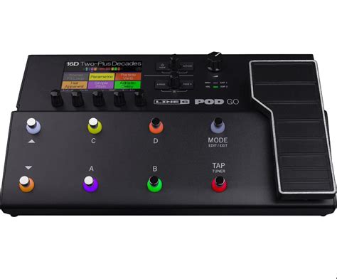 Line Pod Go Guitar Multi Effects Floor Processor Non Wireless Sa