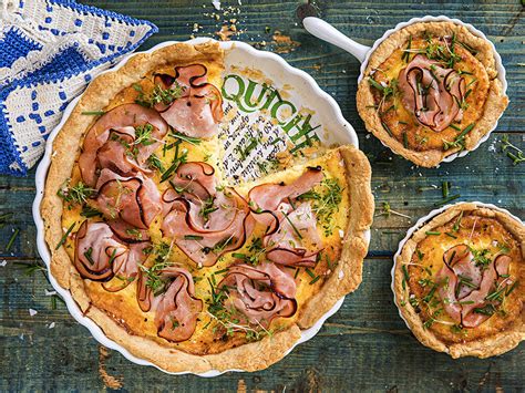 Quiche Med Skinkrosor Icakuriren