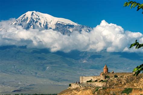 mount ararat turkey beautiful view mount ararat turkey stock photo