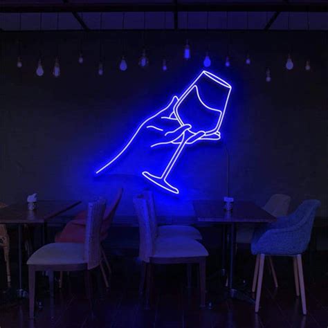 Blue Neon Sign Aesthetic | Brighten Up Your Space