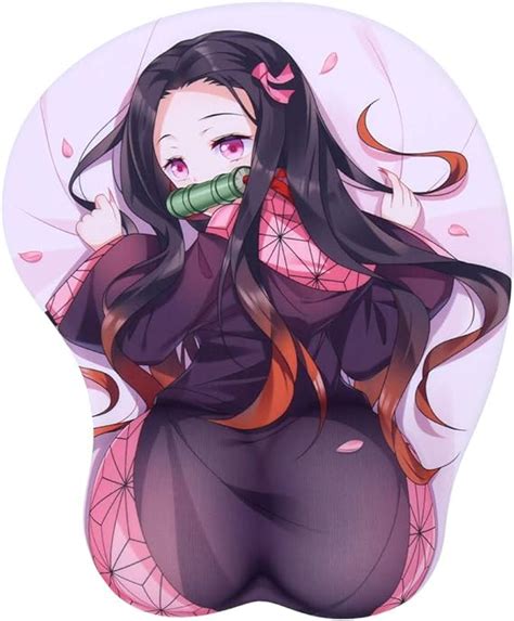 Nezuko Demon Slayer Kamado 3d Mousepads Anime Mouse Pads With Wrist