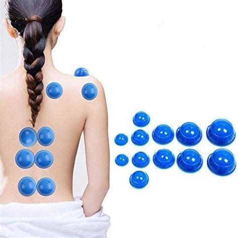 Amazon Healthcom Pcs Silicone Massage Cupping Set Vacuum