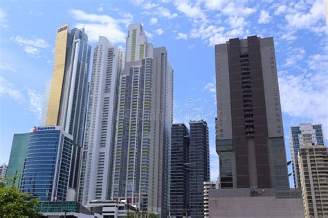 Skyline Da Cidade Do Panam Am Rica Central Imagem De Stock Editorial