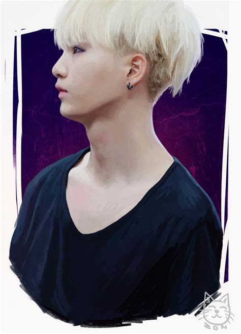 Blonde Yoongi Yoongi Blonde Hair Blonde